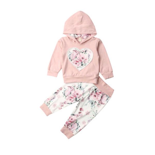 canis baby's sets newborn baby girls clothes hooded female floral printed sweatshirt flower long pants casual outfits, White
canis baby's sets newborn baby girls clothes hooded female floral printed sweatshirt flower long pants casual outfits, White