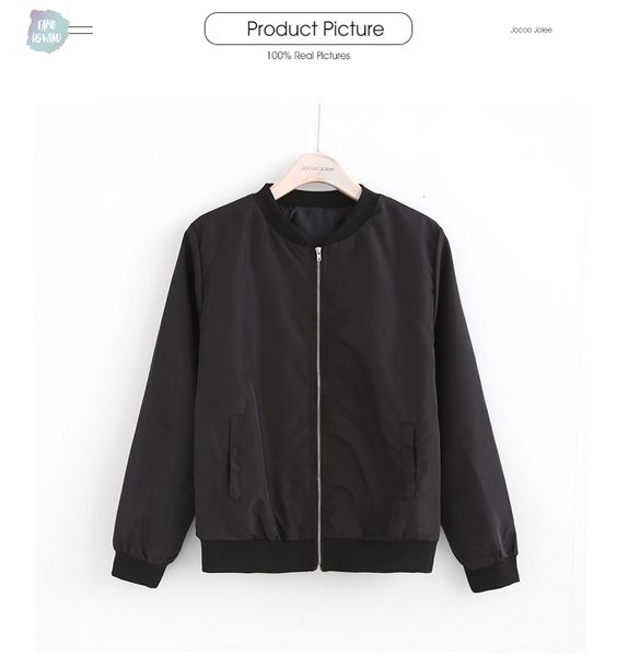bomber fashion jackets women long sleeve basic coats casual windbreaker thin regular jacket slim outerwear short drop shipping, Black;brown
bomber fashion jackets women long sleeve basic coats casual windbreaker thin regular jacket slim outerwear short drop shipping, Black;brown