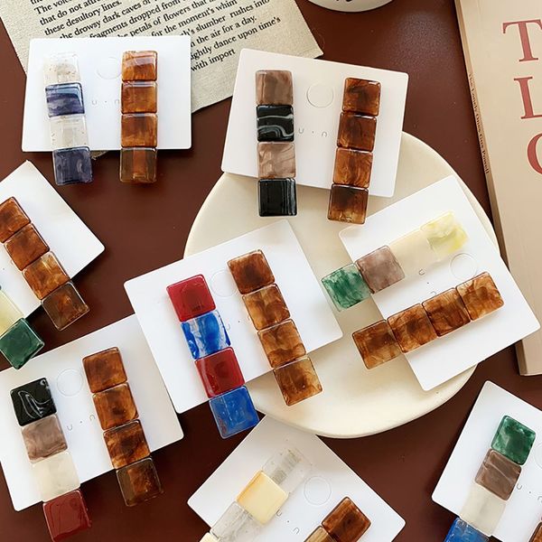 2pcs/set japan vintage resin hair clips hit color geometric square hairpins new fashion geometric resin square hairpins barrette, Golden;silver
2pcs/set japan vintage resin hair clips hit color geometric square hairpins new fashion geometric resin square hairpins barrette, Golden;silver