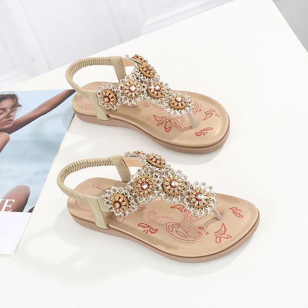 glisten crystal cute floral clip toe bohemia sandals women appliques flower elastic band soft sole height increasing shoes woman, Black
glisten crystal cute floral clip toe bohemia sandals women appliques flower elastic band soft sole height increasing shoes woman, Black