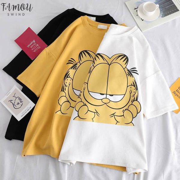 garfield short sleeved t shirt female summer dress 2020 new super fire loose half sleeved jacket clothes womens tide, White
garfield short sleeved t shirt female summer dress 2020 new super fire loose half sleeved jacket clothes womens tide, White
