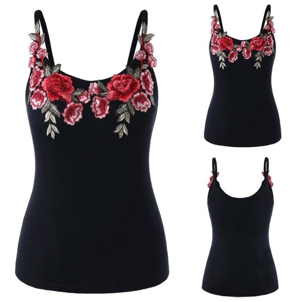 embroidery floral rose print tank womens sleeveless plus size camis vest summer ladies camisole camiseta mujer, White
embroidery floral rose print tank womens sleeveless plus size camis vest summer ladies camisole camiseta mujer, White