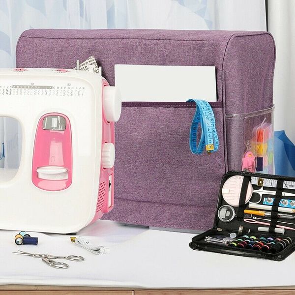 spot dust cover for sewing machine reusable oxford cloth protection cover with storage bags home sewing machine accessories v, Black
spot dust cover for sewing machine reusable oxford cloth protection cover with storage bags home sewing machine accessories v, Black