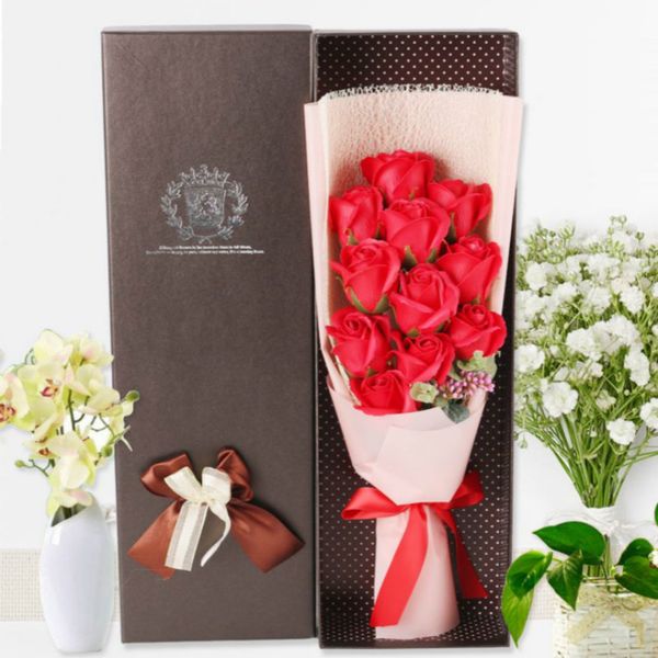 new 11pcs/set romantic rose soap flower heads artificial flowers bathing petals box for valentine's day wedding decoration gift
new 11pcs/set romantic rose soap flower heads artificial flowers bathing petals box for valentine's day wedding decoration gift