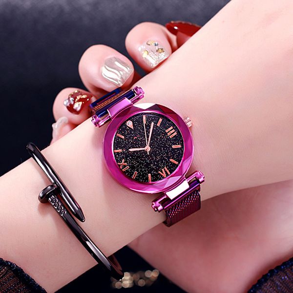 women fashion ladies watches starry sky rhinestone sport quartz watch girls blue waterproof black bracelet watch, Slivery;brown
women fashion ladies watches starry sky rhinestone sport quartz watch girls blue waterproof black bracelet watch, Slivery;brown