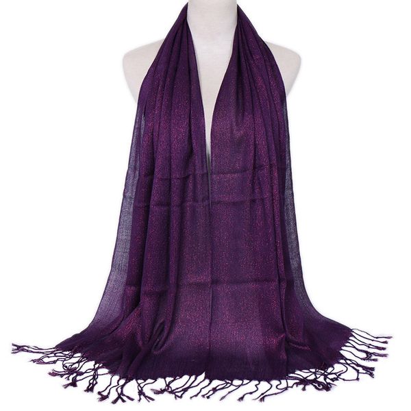 fashion lurex muslim glitter scarf womens hijabs wrap with tassel solid shimmer shawl headscarf women head covering muffler thin, Blue;gray
fashion lurex muslim glitter scarf womens hijabs wrap with tassel solid shimmer shawl headscarf women head covering muffler thin, Blue;gray