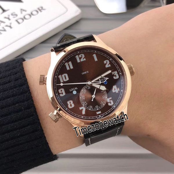 Limited new complication date brown dial 5520p 001 automatic men watch ro e gold ca e apphire gla leather trap watche timezonewatch
Limited new complication date brown dial 5520p 001 automatic men watch ro e gold ca e apphire gla leather trap watche timezonewatch