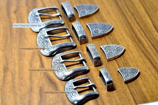 xie lidan tang grass style silver-plated leather three-piece suit belt silver-plated leather belt buckle tanning tang grass pattern, Slivery;black
xie lidan tang grass style silver-plated leather three-piece suit belt silver-plated leather belt buckle tanning tang grass pattern, Slivery;black