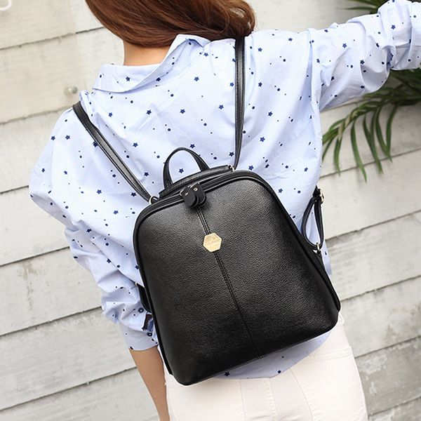 40#women's new backpack travel handbag school rucksack backpack mochilas para mujer leather
40#women's new backpack travel handbag school rucksack backpack mochilas para mujer leather