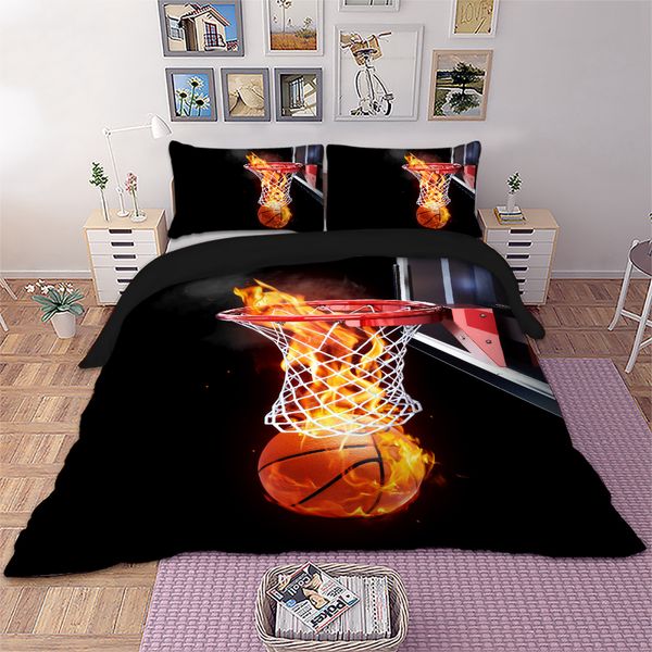 3d basketball bedding set size fire burning basketball duvet cover bed linen 3pcs drop shipping
3d basketball bedding set size fire burning basketball duvet cover bed linen 3pcs drop shipping