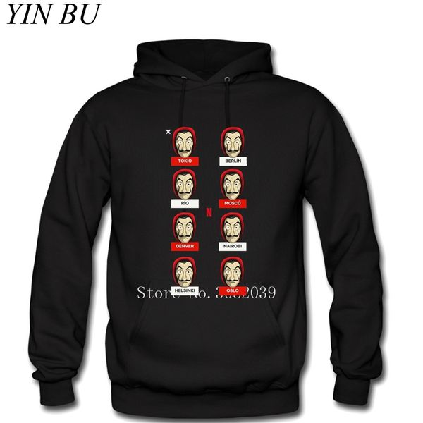 boys la casa de papel money heist house of paper men's hoodie new hoodies man print hoodie sweatshirt tracksuit pullover, Black
boys la casa de papel money heist house of paper men's hoodie new hoodies man print hoodie sweatshirt tracksuit pullover, Black