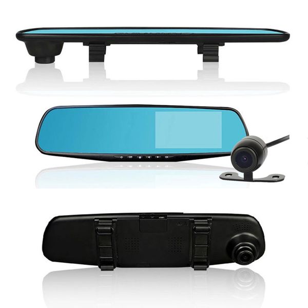 4.3 inch dual lens rear view mirror fhd 1080p auto digital video recorder dash cam smart car dvr registration camcorder g-sensor
4.3 inch dual lens rear view mirror fhd 1080p auto digital video recorder dash cam smart car dvr registration camcorder g-sensor