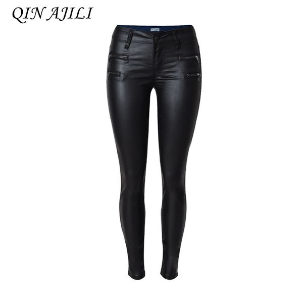 qin ajili new women pu jeans pencil pants low waist skinny jean zipper & club pu black mujer jeans trousers ing, Blue
qin ajili new women pu jeans pencil pants low waist skinny jean zipper & club pu black mujer jeans trousers ing, Blue