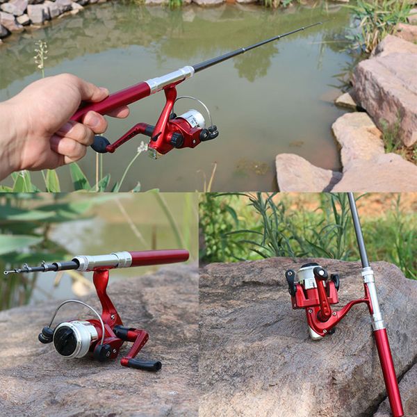 mini portable pocket fish pen shape aluminum alloy fishing rod pole reel outdoor portable fish shape fishing accessories rod
mini portable pocket fish pen shape aluminum alloy fishing rod pole reel outdoor portable fish shape fishing accessories rod