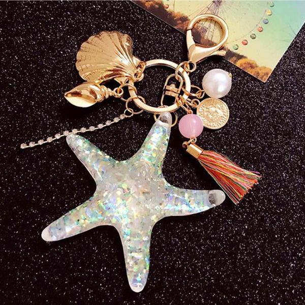 2019 new crystal starfish pendant fashion accessories crystal sea shell hanging for bag for key ornaments adornment, Black
2019 new crystal starfish pendant fashion accessories crystal sea shell hanging for bag for key ornaments adornment, Black