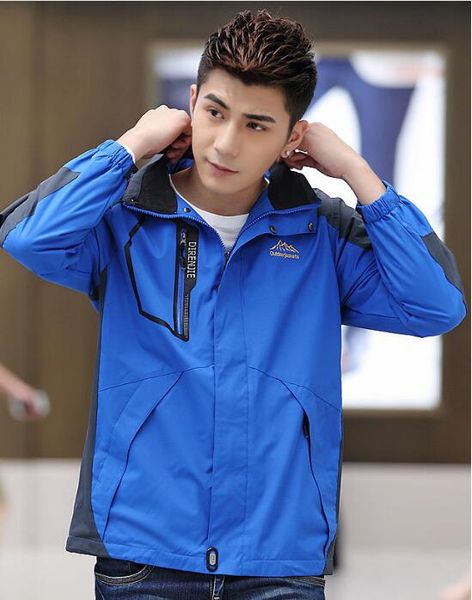 direnjie hiking trekking fishing climbing camping waterproof hood men's jackets outdoor quick dry cycling clothes, Blue;black
direnjie hiking trekking fishing climbing camping waterproof hood men's jackets outdoor quick dry cycling clothes, Blue;black