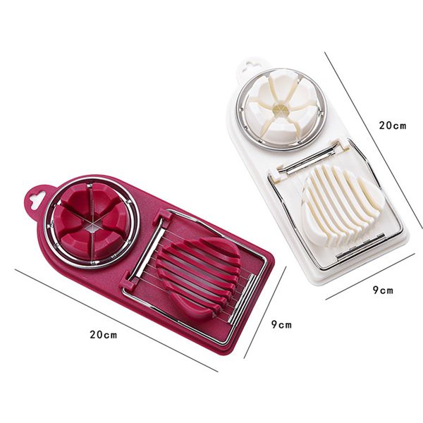 2 in 1 multifunctional egg cutter stainless steel cutting egg slicers egg splitter cutter flower mold kitchen gadgets dropship
2 in 1 multifunctional egg cutter stainless steel cutting egg slicers egg splitter cutter flower mold kitchen gadgets dropship