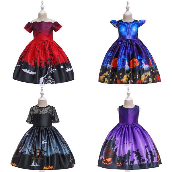girl halloween dress gauze bow one-shoulder bat pumpkin printed lace cosplay dress kids prom clothes girls baby girl dresses 07, Red;yellow
girl halloween dress gauze bow one-shoulder bat pumpkin printed lace cosplay dress kids prom clothes girls baby girl dresses 07, Red;yellow
