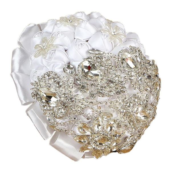 luxury western style bride artificial rhinestone rose silk flowers beautiful handmade wedding bouquet decorative flowers
luxury western style bride artificial rhinestone rose silk flowers beautiful handmade wedding bouquet decorative flowers