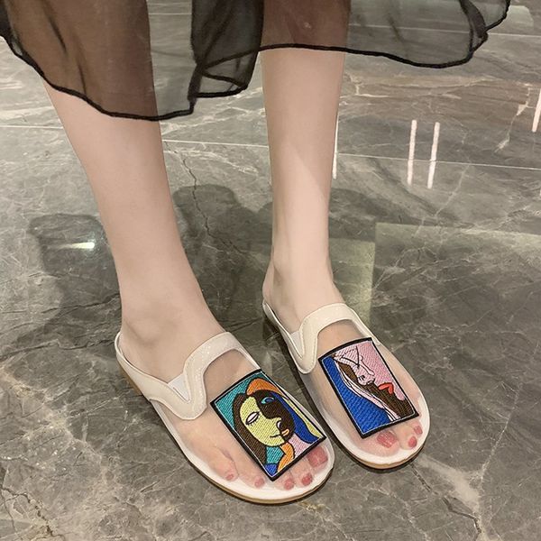 soft bottom baotou half slippers female lazy 2020 summer new women's shoes wild mesh yarn sandals and slippers tide b822, Black
soft bottom baotou half slippers female lazy 2020 summer new women's shoes wild mesh yarn sandals and slippers tide b822, Black