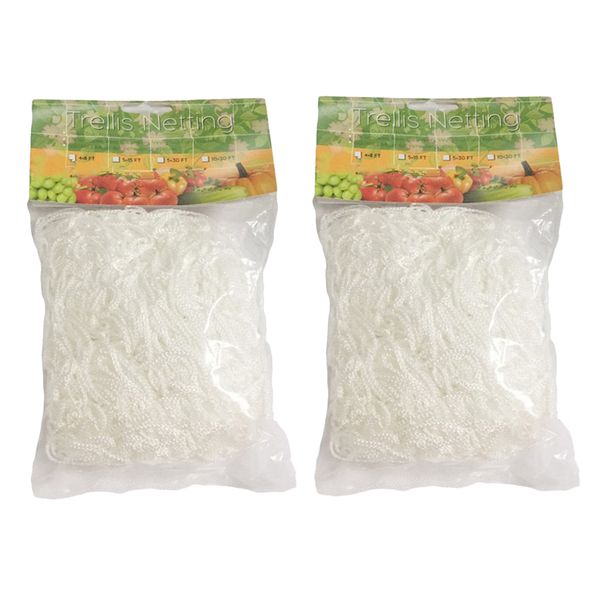 2pcs polyester garden trellis netting string netting 1.35 x 2.7m