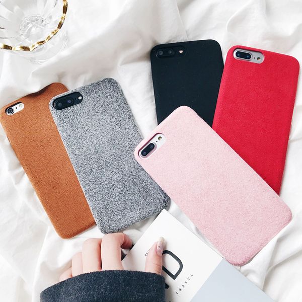 for iphone 11 pro xs max xr phone case solid color plush 6 7 8 x plus microfiber leather soft cell phone cases
for iphone 11 pro xs max xr phone case solid color plush 6 7 8 x plus microfiber leather soft cell phone cases