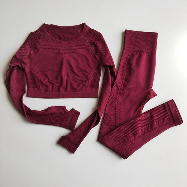 women seamless yoga sets high waist gym mesh leggings shirts suit long sleeve fitness workout sports running thin yoga sets t200616, Gray 
women seamless yoga sets high waist gym mesh leggings shirts suit long sleeve fitness workout sports running thin yoga sets t200616, Gray