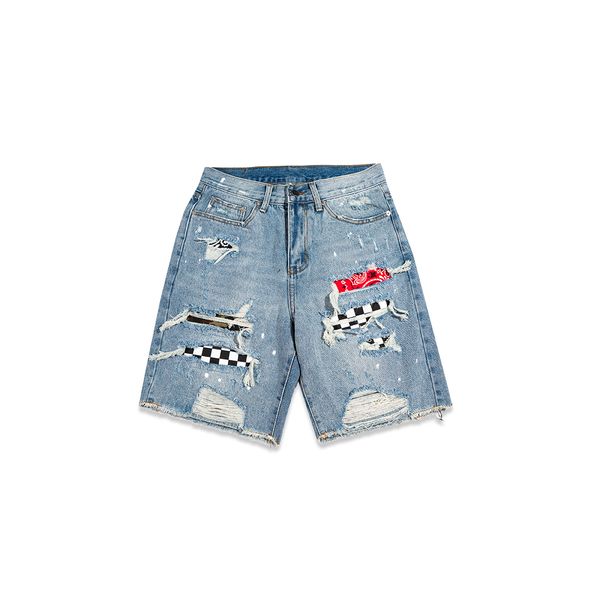 2020 spring and autumn new leisure hole breaking personalized patch denim shorts men's hole breaking fashion street shorts jean, White;black
2020 spring and autumn new leisure hole breaking personalized patch denim shorts men's hole breaking fashion street shorts jean, White;black