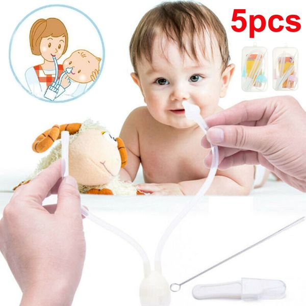 5pcs/set baby boys girls nasal aspirator safety mucus runny aspirator nose cleaner vacuum suction healthy baby nasal aspirators
5pcs/set baby boys girls nasal aspirator safety mucus runny aspirator nose cleaner vacuum suction healthy baby nasal aspirators