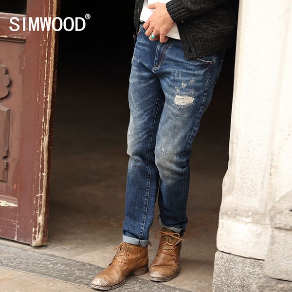 simwood 2016 new autumn winter jeans men causal fashion trouser denim pants male patchwork hole sj6031, Blue
simwood 2016 new autumn winter jeans men causal fashion trouser denim pants male patchwork hole sj6031, Blue
