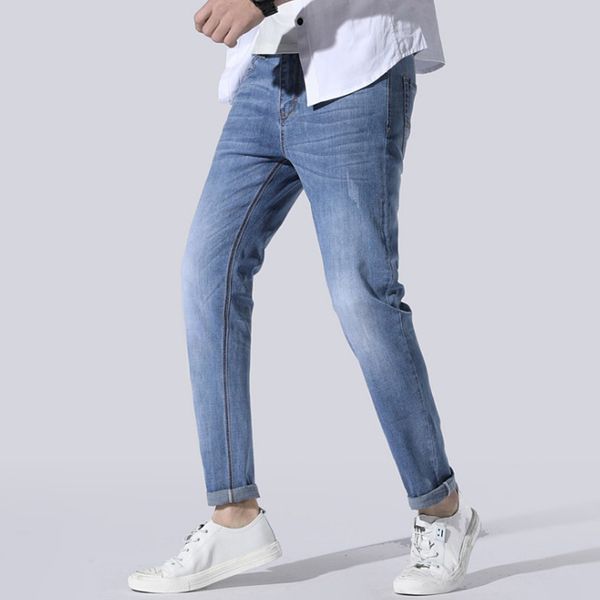 new spring summer thin light blue jeans for men straight elasticity pants classic slim denim jeans male designer trousers casual
new spring summer thin light blue jeans for men straight elasticity pants classic slim denim jeans male designer trousers casual