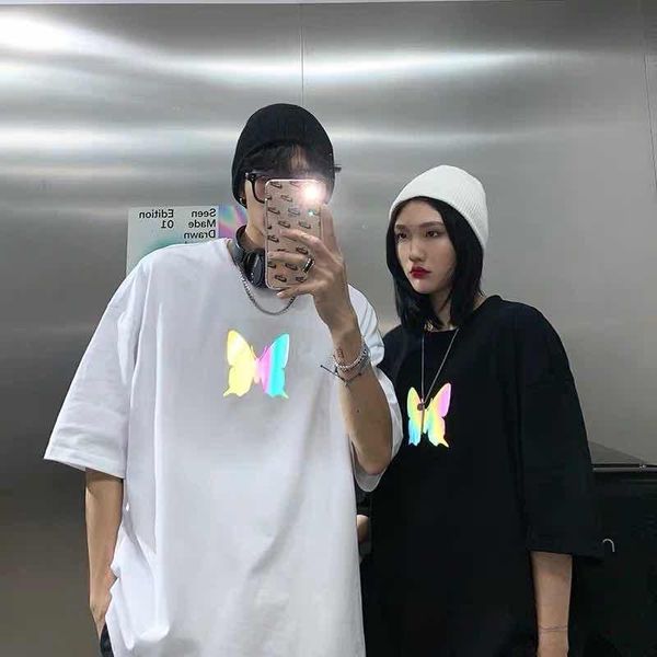 чистая красная бабочка лазерная печать моды с коротким рукавом t-shirt top пара свободные мужские и короткий рукав рубашки моды оптом, White
чистая красная бабочка лазерная печать моды с коротким рукавом t-shirt top пара свободные мужские и короткий рукав рубашки моды оптом, White