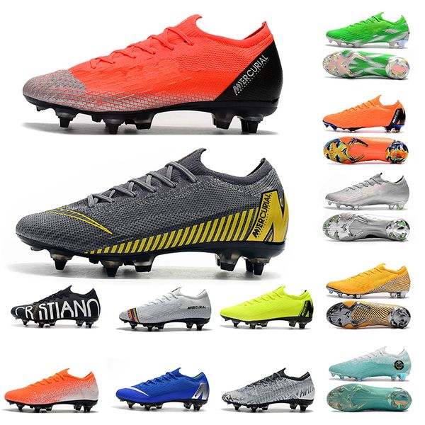 New 2019 Mercurial Fury VII XII Elite FG 360 CR7 Football Boots Low Ronaldo Neymar Superfly VI 6 Mens Soccer Shoes Cleats Sneakers
New 2019 Mercurial Fury VII XII Elite FG 360 CR7 Football Boots Low Ronaldo Neymar Superfly VI 6 Mens Soccer Shoes Cleats Sneakers
