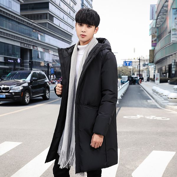 winter new style white duck down jacket men's mid-length thick hooded korean-style stylish men's jacket youth, Black
winter new style white duck down jacket men's mid-length thick hooded korean-style stylish men's jacket youth, Black