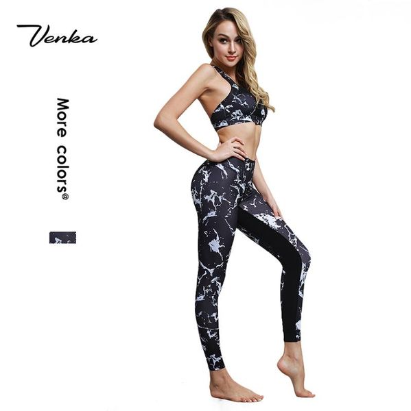 black color marble pattern printed cross back low cut inside padded sports bra yoga legging set for women, White;red
black color marble pattern printed cross back low cut inside padded sports bra yoga legging set for women, White;red