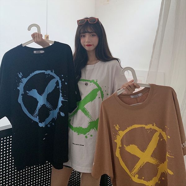 missing short-sleeved t-shirt women's 2020 summer clothes fashionable ins loose fat mm large size medium-length t-shirt underpants half, White
missing short-sleeved t-shirt women's 2020 summer clothes fashionable ins loose fat mm large size medium-length t-shirt underpants half, White