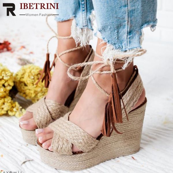 ribetrini women summer platform shoes women open toe fringe wedges open toe sandals party ankle strap sandals, Black
ribetrini women summer platform shoes women open toe fringe wedges open toe sandals party ankle strap sandals, Black