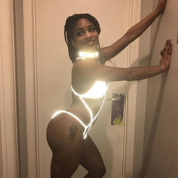 clubwear reflective silver bodysuit women spaghetti strap playsuit deep v neck streetwear, Black;white
clubwear reflective silver bodysuit women spaghetti strap playsuit deep v neck streetwear, Black;white
