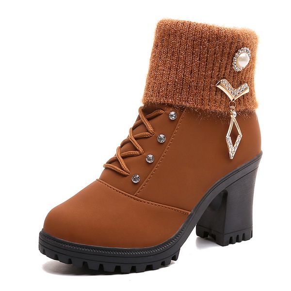autumn winter women ankle boots crystal casual high heels ladies comfortable low heels shoes woman size 35-41, Black
autumn winter women ankle boots crystal casual high heels ladies comfortable low heels shoes woman size 35-41, Black