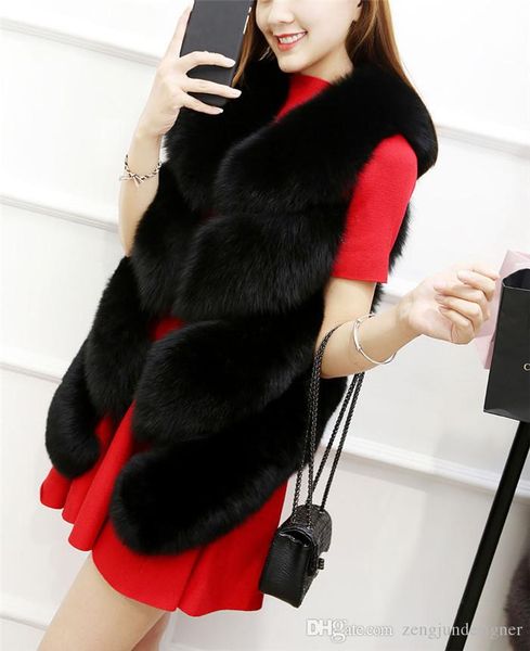 womens winter designer faux fur vest sleeveless covered button luxury style female clothing fashion casual apparel, Black
womens winter designer faux fur vest sleeveless covered button luxury style female clothing fashion casual apparel, Black