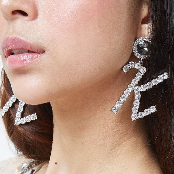 shifeel new arrival occident fashion bohemia ins rhinestone letter k big earrings hyperbole temperament long pendients for women, Golden
shifeel new arrival occident fashion bohemia ins rhinestone letter k big earrings hyperbole temperament long pendients for women, Golden