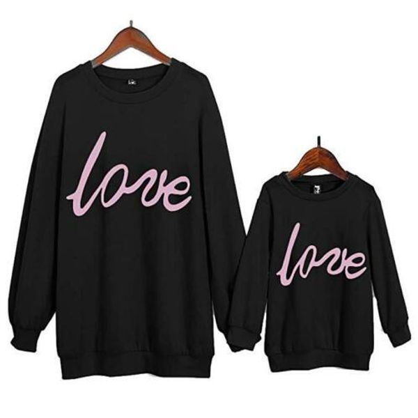 new clothes family mother and daughter pink matching fashion solid shirt blouse, Black
new clothes family mother and daughter pink matching fashion solid shirt blouse, Black