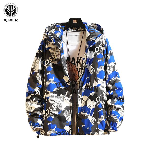 ruelk men jacket spring and autumn new fashion trend creative camouflage letter printing loose camouflage tooling jacket hooded, Black;brown
ruelk men jacket spring and autumn new fashion trend creative camouflage letter printing loose camouflage tooling jacket hooded, Black;brown