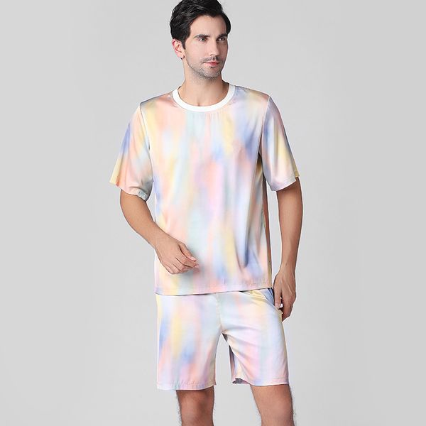 thoshine brand men satin silk pyjamas sets of t-shirt & shorts male pijama sleepwear leisure home clothing men sleepwear sexy, Black;brown
thoshine brand men satin silk pyjamas sets of t-shirt & shorts male pijama sleepwear leisure home clothing men sleepwear sexy, Black;brown