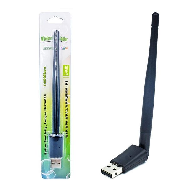 100pcs 2.4g 150mbps wireless adapter network card mt7601 usb wifi transmitter set-box wireless receiver ieee 802.11n
100pcs 2.4g 150mbps wireless adapter network card mt7601 usb wifi transmitter set-box wireless receiver ieee 802.11n