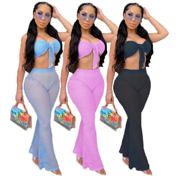 two piece dress hhdmv 2021 summer women beach style sleeveless strapless elastic long pants hollow out sets, White
two piece dress hhdmv 2021 summer women beach style sleeveless strapless elastic long pants hollow out sets, White