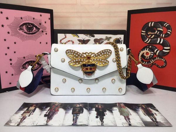 women designer luxury handbags purses red white black leather with metal rhinestone bee crossbody bag ladies brand shoulder bags 25x16x4cm
women designer luxury handbags purses red white black leather with metal rhinestone bee crossbody bag ladies brand shoulder bags 25x16x4cm