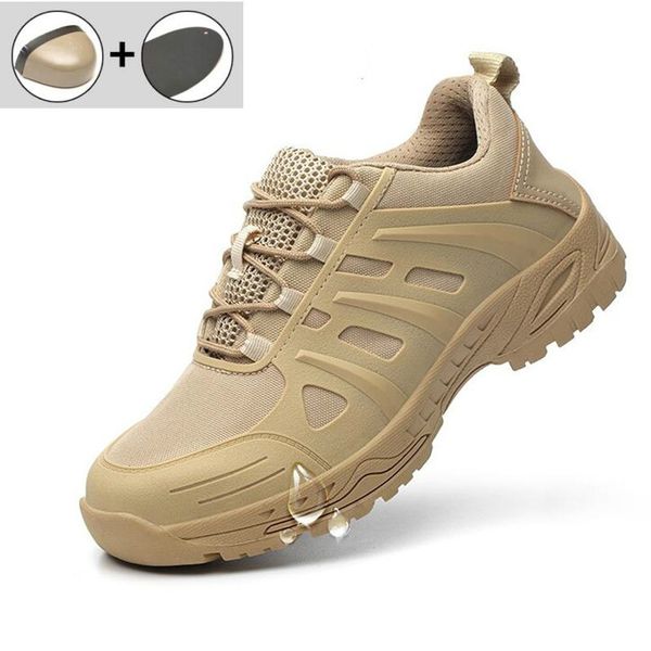 men waterproof steel toe work shoes 2019 summer fashion puncture proof safety shoes male breathable casual industrial, Black
men waterproof steel toe work shoes 2019 summer fashion puncture proof safety shoes male breathable casual industrial, Black