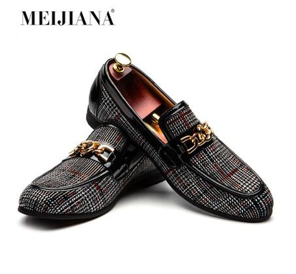 new slip on loafers men leather men casual shoes fashion wedding party men dress shoes handmade loafers, Black
new slip on loafers men leather men casual shoes fashion wedding party men dress shoes handmade loafers, Black