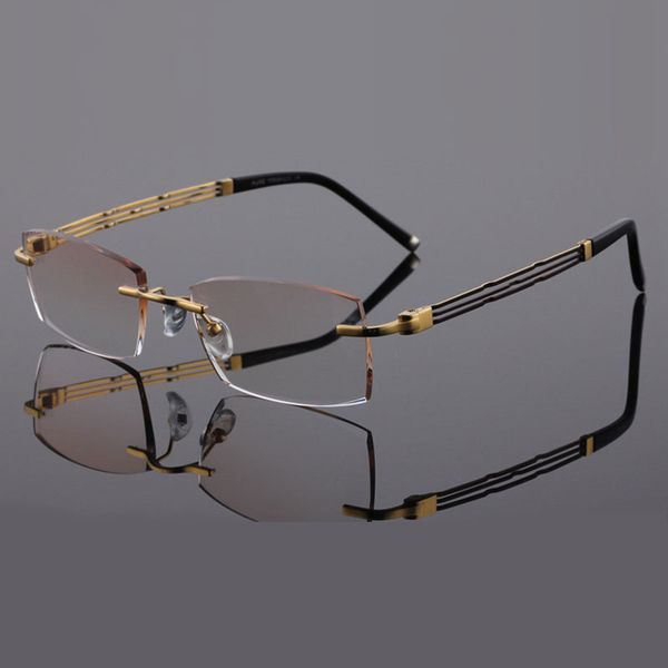 reven jate 003 pure titanium rimless diamond cutting man glasses frame optical prescription eyeglasses men eyewear fashion, Black
reven jate 003 pure titanium rimless diamond cutting man glasses frame optical prescription eyeglasses men eyewear fashion, Black